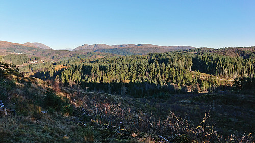 The greatly improved views from Ljosvollsvarden with Sveningen in the background