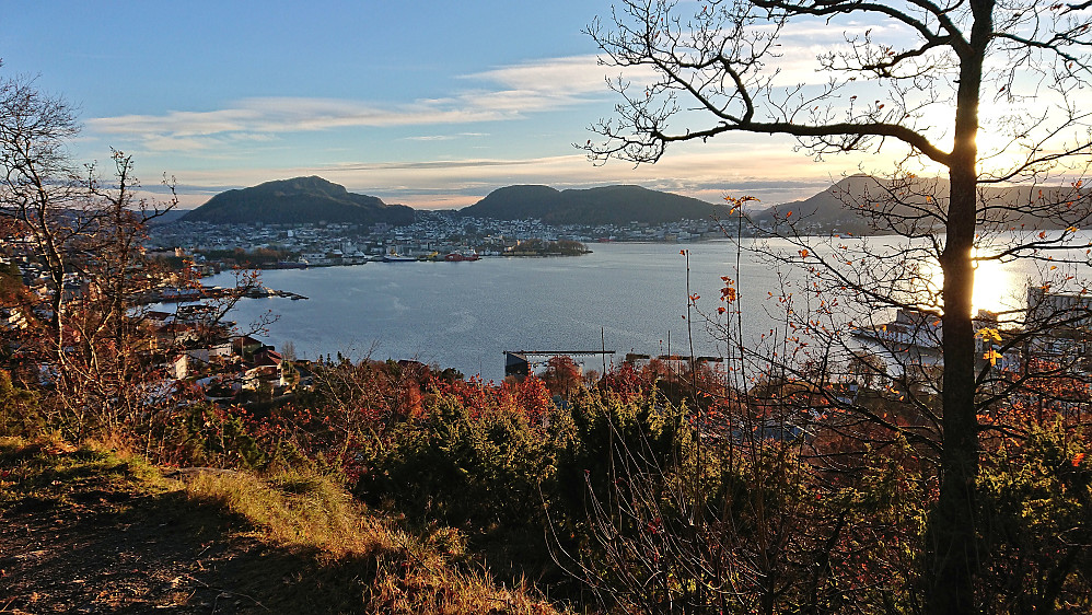 Towards Nordnes from above Sandviken sykehus