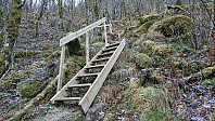 New wooden staircases