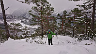 Petter during the ascent