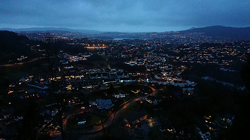 Northwest from the descent to Kirkebirkeland