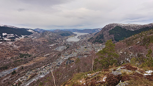 Arna and Arnavågen from the cabin
