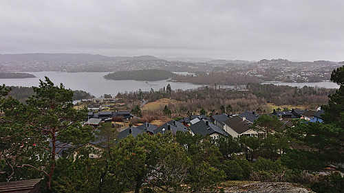 South across Nordåsvatnet from Bønes søyle