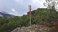 Trig marker south of Stuhaugen