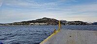 Duesundfjellet from the ferry