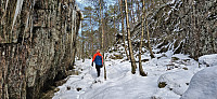 Off-trail ascent