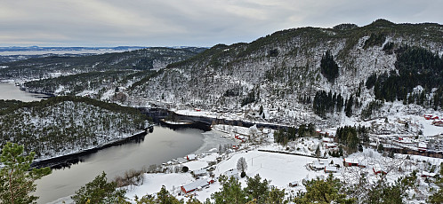 Frøyset from Fløya with Bufjellet in the background