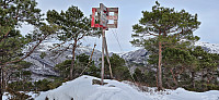 The trig marker at Hesthovden
