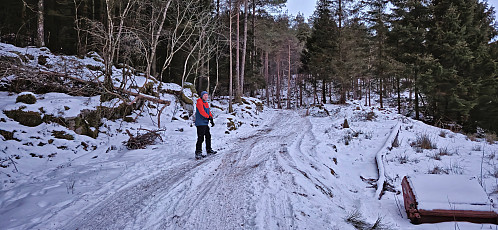 The start of the tractor road