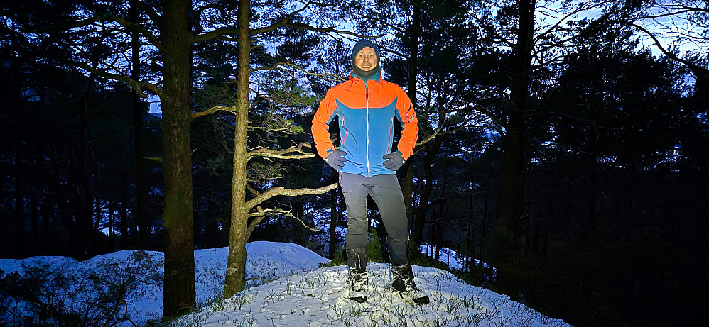 Endre at the summit