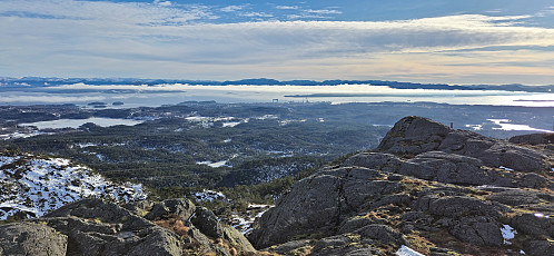 Leirvik from Bjørnahifjellet
