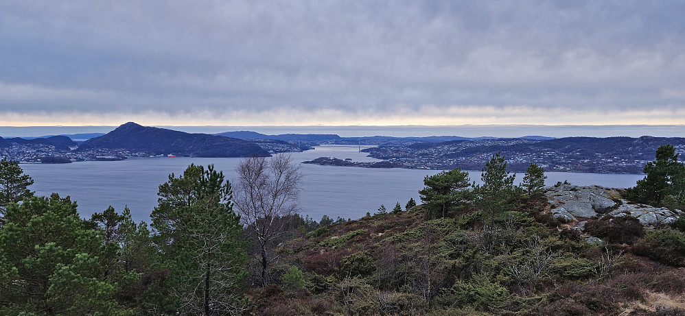 Towards Askøybroen from Ørneberget