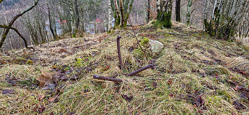 The traces of the trig marker