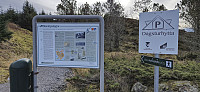 The marked trailhead