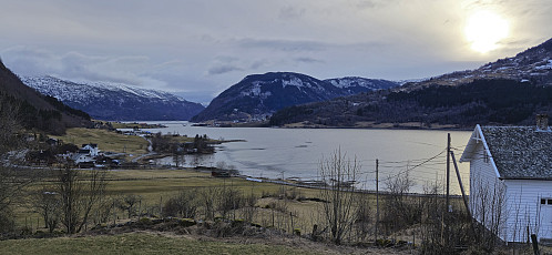 Towards Stedjeåsen from the start of the hike