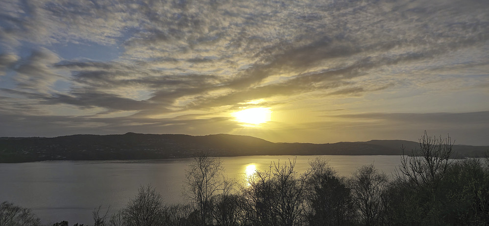 Sunset from Hellen festning