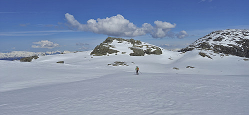Approaching the summit of NV av Juklavatnet