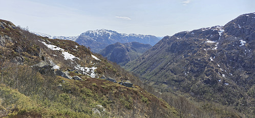 Bergshovda (center) from the descent