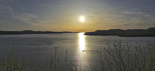 Herdlefjorden from Ranten south of Salhus