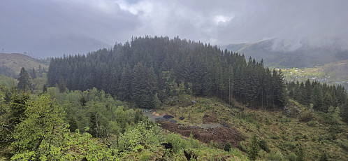 Hinderåsen from the descent from Gaukavarden