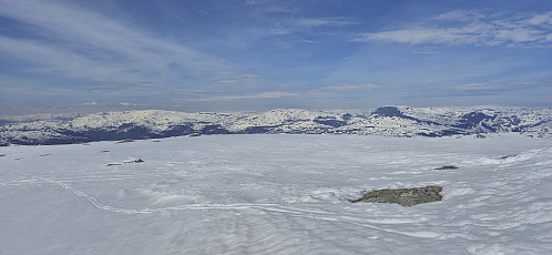 Northwest from Onen with Vassfjøra to the right