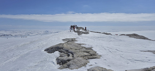 The highest point at Hardangerjøkulen