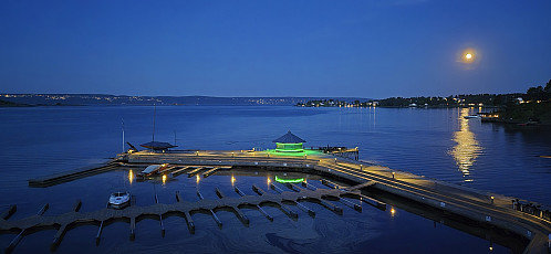 Oslofjorden from Holmen Fjordhotell later in the evening