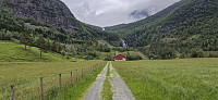 Approaching the tractor road