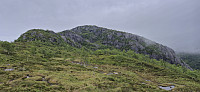 Mysterfjell from below Storfjellet