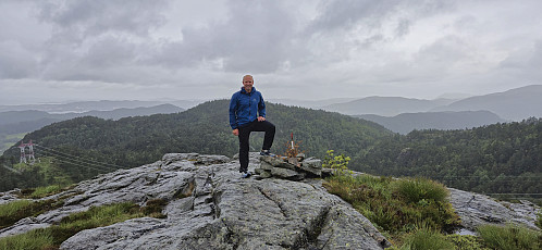 Endre at the summit