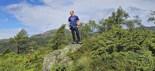 Endre at the summit