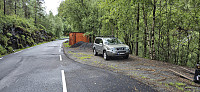 Parking next to Byrklelandsvatnet