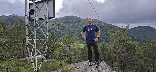 Endre at the summit