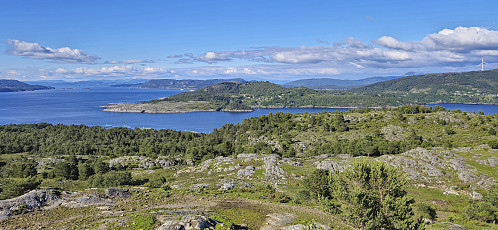 Tuftalandsfjellet from Ramnaberget