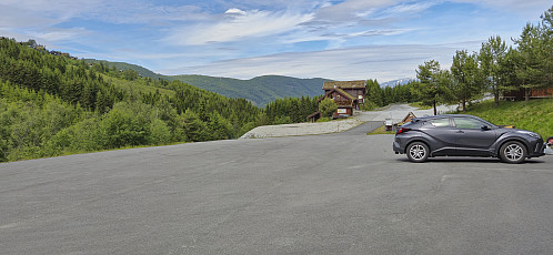 Parking lot at Vik Skisenter