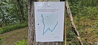 Warning at the trailhead