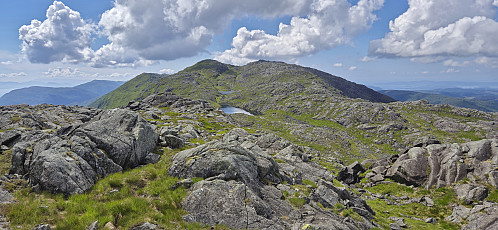 Søtefjellet (and Søtefjellet NV) from Drogegjeltoppen 