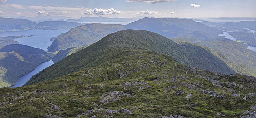Midseterfjellet from Rindafjellet