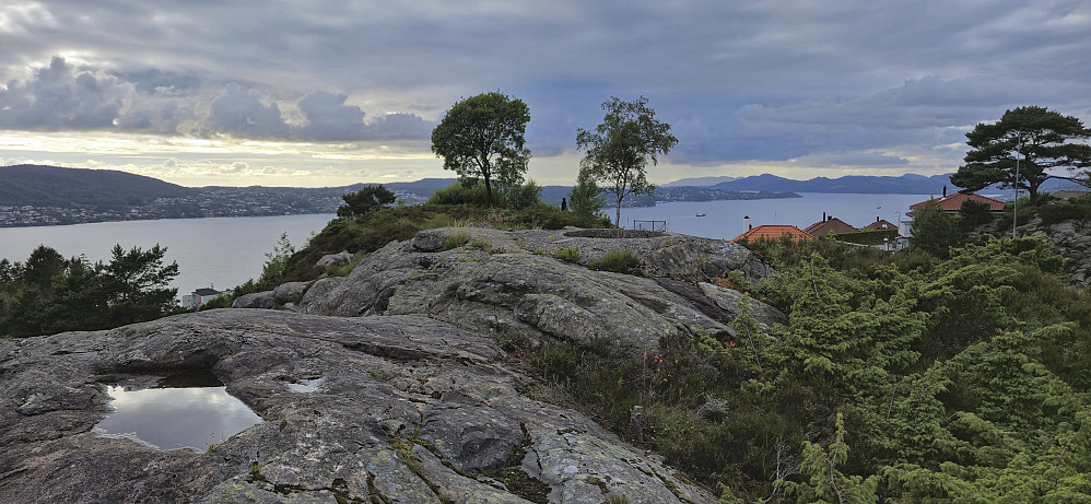 Northwest from above Hellen festning