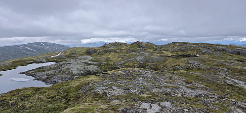The summit area at Hamlagrøhornet