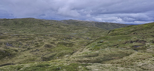 Kvitafjellet from the start of the descent to Evanger