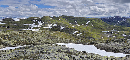 Sollifjellet from the descent from Bjørndalskamben