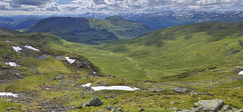 Reppane and Svolefjellet from near Reppaskaret