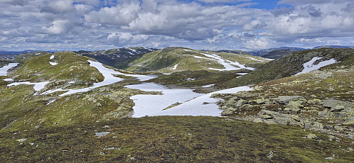 Solheimsfjellet from the descent from Sollifjellet