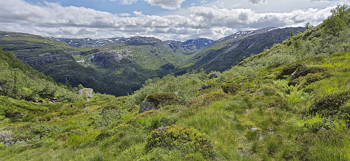 Sørdalen from the descent to Flatkvål