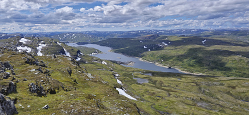 Kvilesteinsvatnet from Skjelinganosi