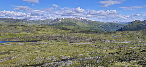 Bjørndalskamben from the last part of the descent from Skabotsvarden