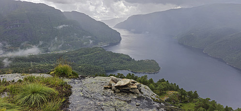 South from Smørstakken with Stanghelle to the left