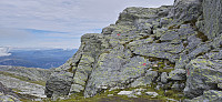 The final ascent to the cairn