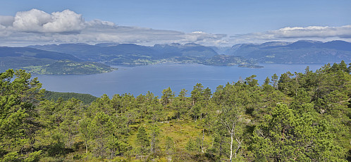 Øystese from Tofjellet